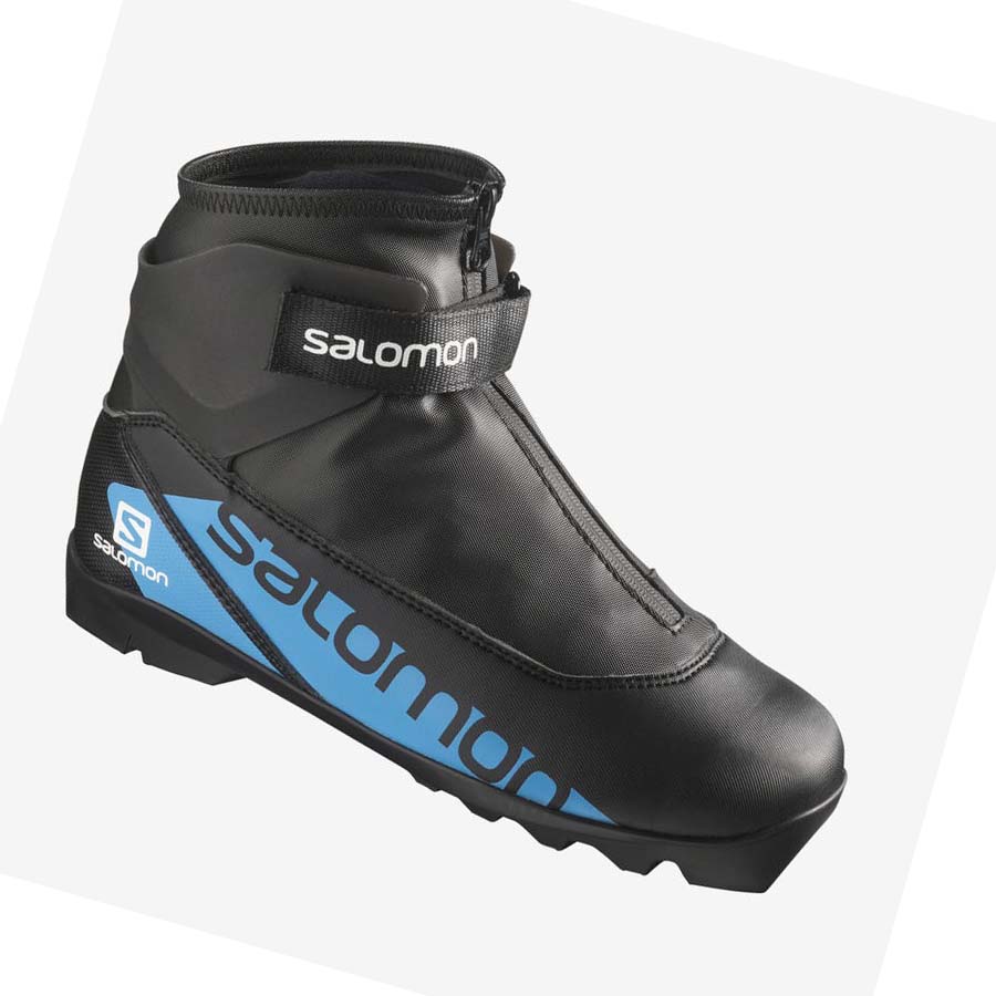 Salomon R/COMBI JUNIOR PROLINK Çocuk Kayak Botu Siyah Mavi | TR 2020ILH